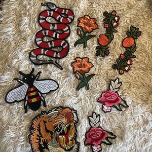 Beautiful decals read to by sewn on